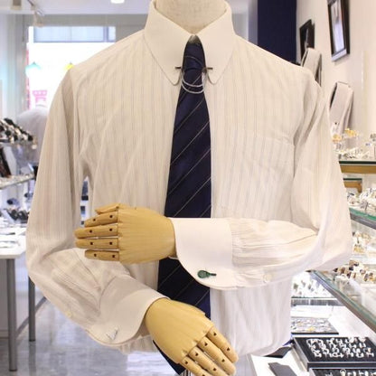 バドミントンのラケット&羽根のカフス(カフリンクス/カフスボタン)