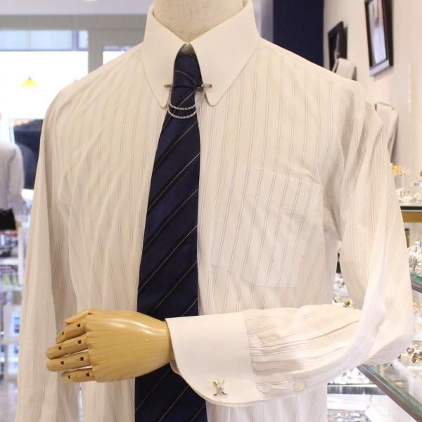 ゴルフクラブ&ディンプルボールのカフス(カフリンクス/カフスボタン)