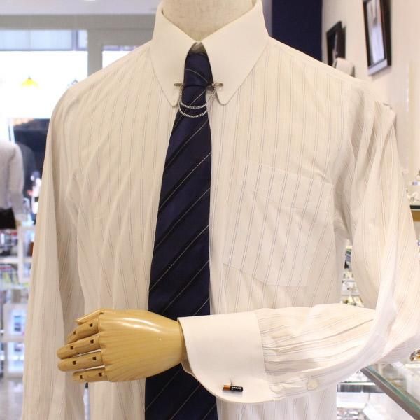 ブラック×ブラウン・乾電池のカフス(カフリンクス/カフスボタン)