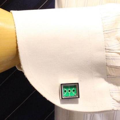 サッカースタジアムのカフス(カフリンクス/カフスボタン)