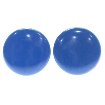 【受注生産品】【Mt. ARTIGIANO】青・白蝶貝のボタンダウンピアス