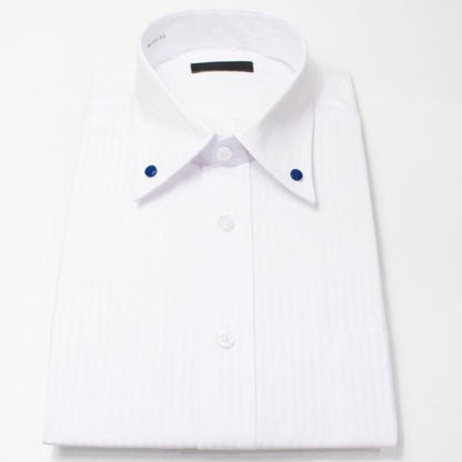 【受注生産品】【Mt. ARTIGIANO】青・白蝶貝のボタンダウンピアス