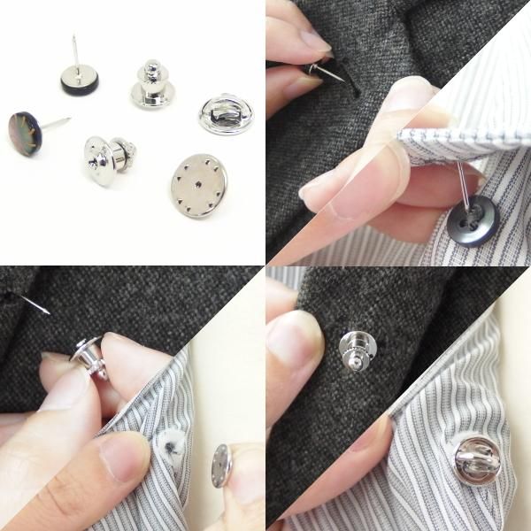 【Mt. ARTIGIANO】桜・白蝶貝のボタンダウンピアス