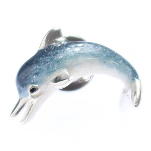 【SATURNO・サツルノ】イルカのタイタック(ピンブローチ)