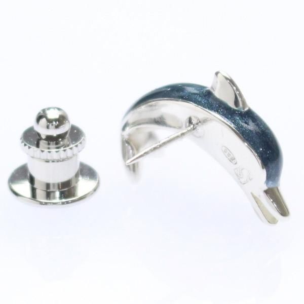 【SATURNO・サツルノ】イルカのタイタック(ピンブローチ)