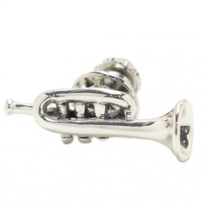 【SATURNO・サツルノ】トランペットのタイタック(ピンブローチ)