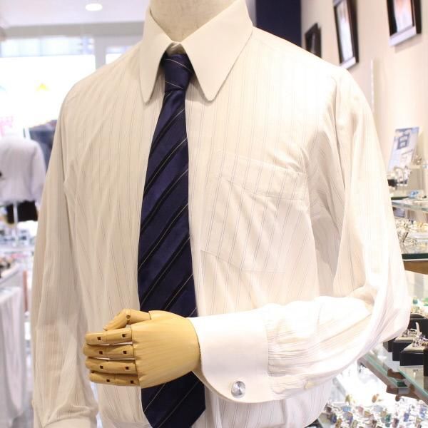 シルバー・ラウンド・万華鏡デザインのカフス(カフリンクス/カフスボタン)