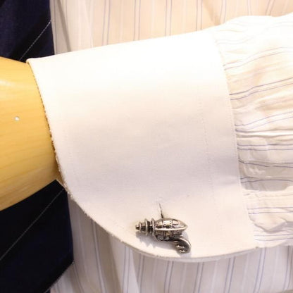 ガンメタリック・光線銃・ビーム銃のカフス(カフリンクス/カフスボタン)