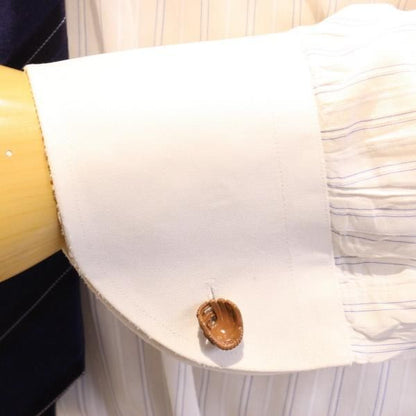 野球・グローブのリアルなカフス(カフリンクス/カフスボタン)