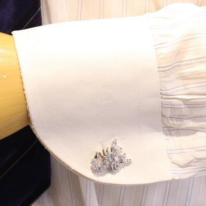 クリアストーン・ブリリアンカット・スコーピオンのカフス(カフリンクス/カフスボタン)