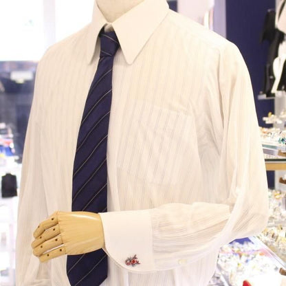 レッドストーン・ブリリアンカット・スコーピオンのカフス(カフリンクス/カフスボタン)