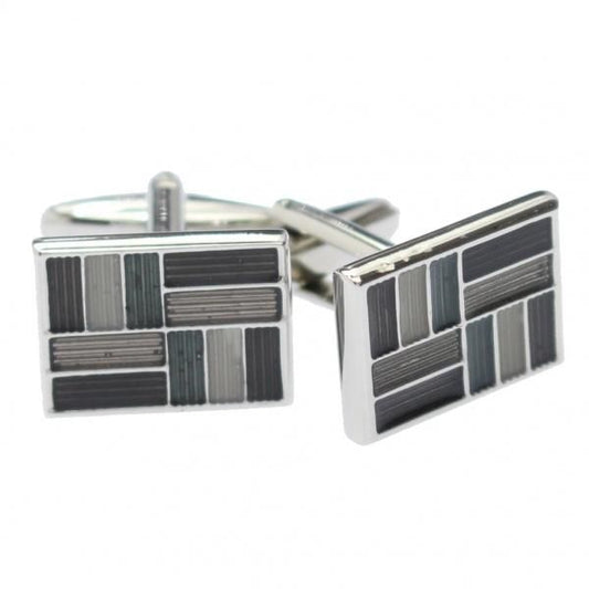 ブラウングラデーションのシックなカフス(カフリンクス/カフスボタン)