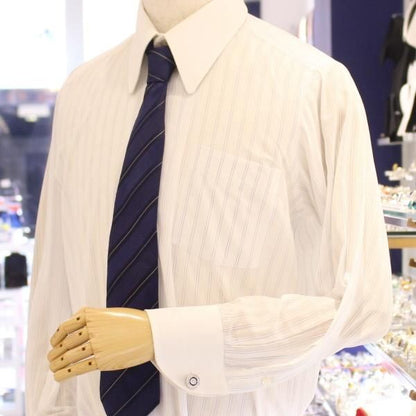 クリスタルのきらきらラウンドカフス(カフリンクス/カフスボタン)