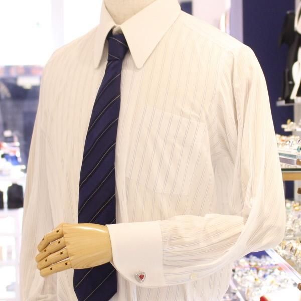 トライアングル・レッドストーンのきらきらカフス(カフリンクス/カフスボタン)