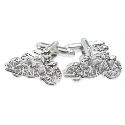 シルバー・ライダーさんにバイク・オートバイのカフス(カフリンクス/カフスボタン)