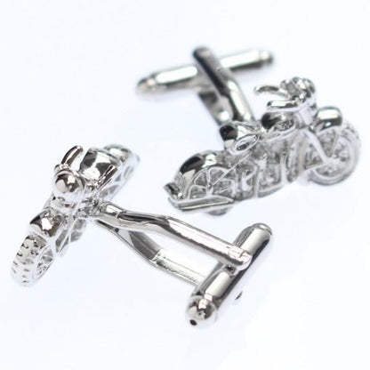 シルバー・ライダーさんにバイク・オートバイのカフス(カフリンクス/カフスボタン)