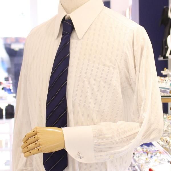 シルバー・羽ばたく鳥のカフス(カフリンクス/カフスボタン)