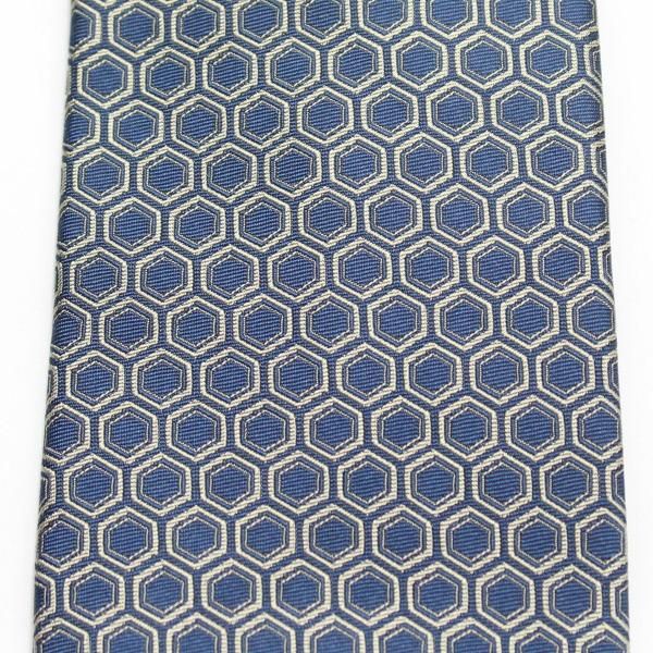 【富士桜工房】亀甲紋・伝統紋柄・日本製シルクジャカードの和風ネクタイ