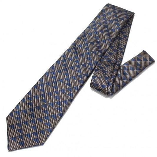 【富士桜工房】鱗紋・伝統紋柄・日本製シルクジャカードの和風ネクタイ