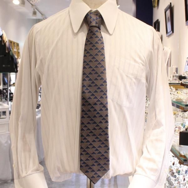 【富士桜工房】鱗紋・伝統紋柄・日本製シルクジャカードの和風ネクタイ