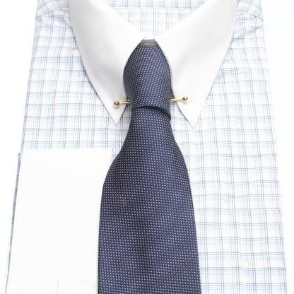 全2色 ゴールド シルバー カラーバー カラーピン ピンホールピン シンプル 穴無しOKタイプ