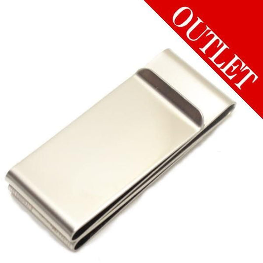 【アウトレット】別々に挟めて便利・シルバー・トリプルなマネークリップ