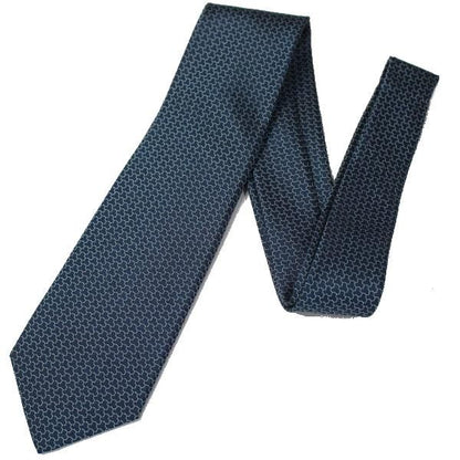 【富士桜工房】緑・毘沙門亀甲・日本製シルクジャカードの和風ネクタイ