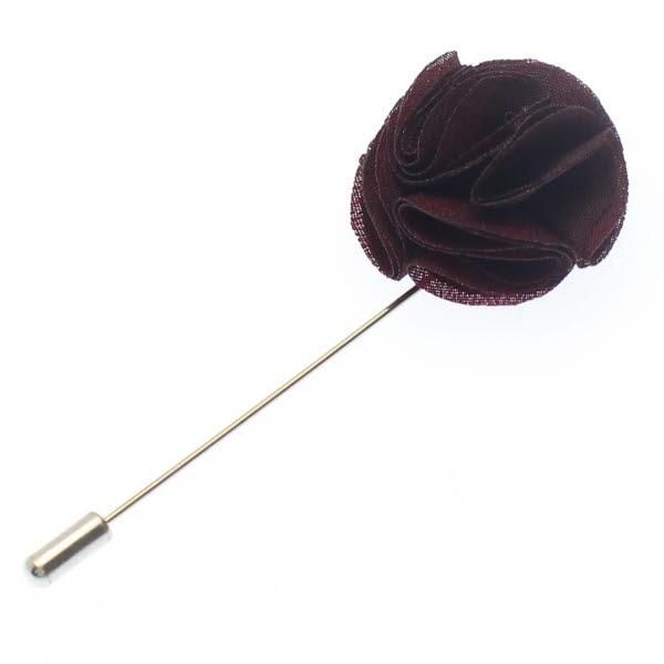 フラワー・お花で華やか・パープルのラペルピン