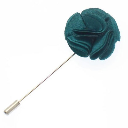 フラワー・お花で華やか・グリーンのラペルピン