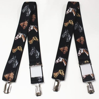 メンズサスペンダー・馬・クロス型