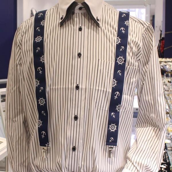 メンズサスペンダー・マリンテイスト・ストレート型