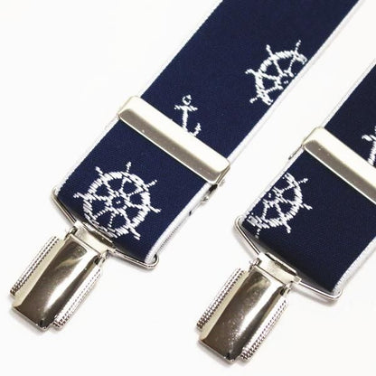 メンズサスペンダー・マリンテイスト・ストレート型