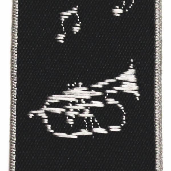 メンズサスペンダー・楽器と音符・クロス型