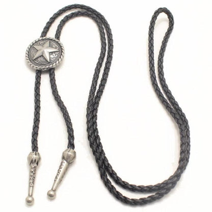 コンチョループタイ・星・シルバー(ポーラー・タイ)