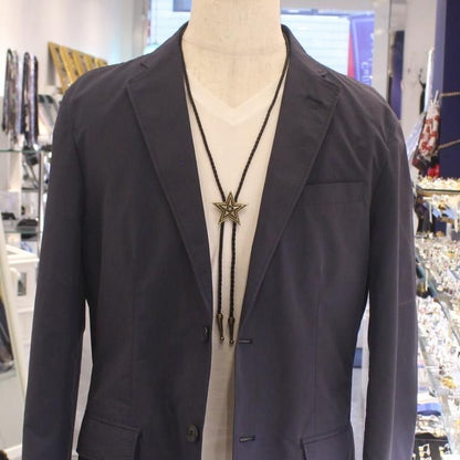 コンチョループタイ・スター×ゴールド(ポーラー・タイ)