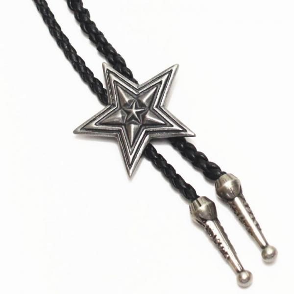 コンチョループタイ・スター×シルバー(ポーラー・タイ)