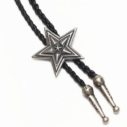 コンチョループタイ・スター×シルバー(ポーラー・タイ)