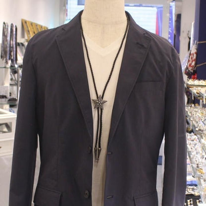 コンチョループタイ・スター×シルバー(ポーラー・タイ)