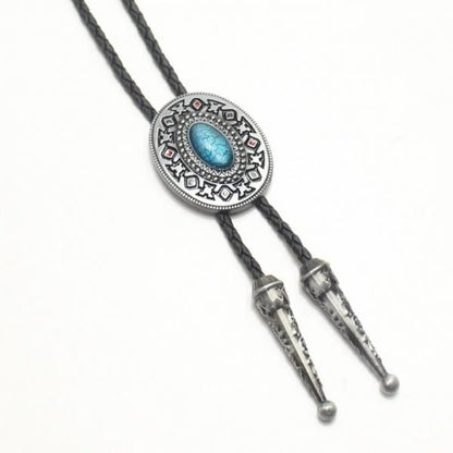 ループタイ・シルバー×ブルー(ポーラー・タイ)