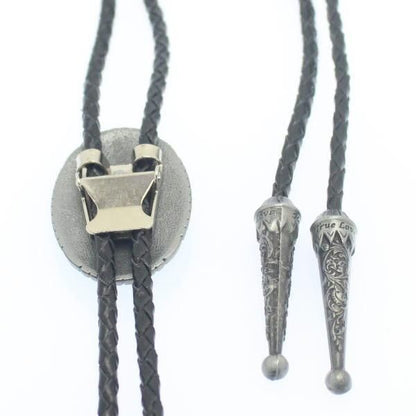 ループタイ・シルバー×ブルー(ポーラー・タイ)