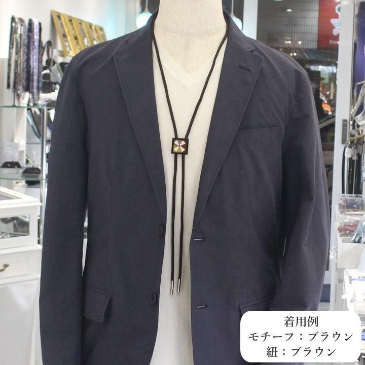 テイトアートグラス4 全2色 ループタイ ポーラータイ ポロタイ ボロタイ メンズ