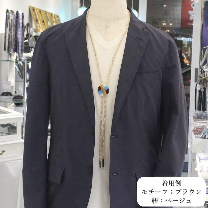 テイトアートグラス6 全4色 ループタイ ポーラータイ ポロタイ ボロタイ メンズ