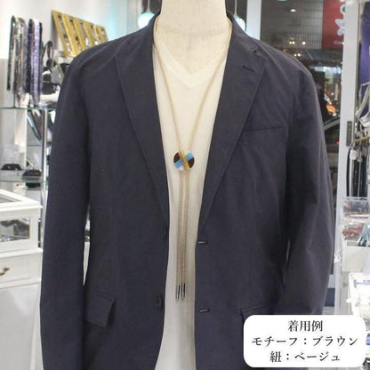 テイトアートグラス6 全4色 ループタイ ポーラータイ ポロタイ ボロタイ メンズ