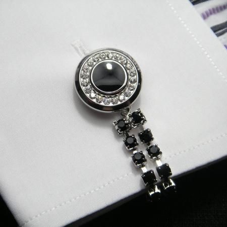 ブラックストーンのカフスチャーム(カフスチェーン)