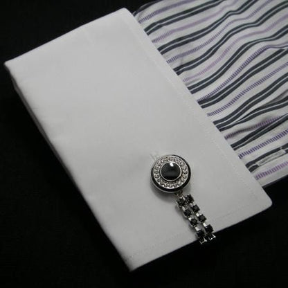 ブラックストーンのカフスチャーム(カフスチェーン)