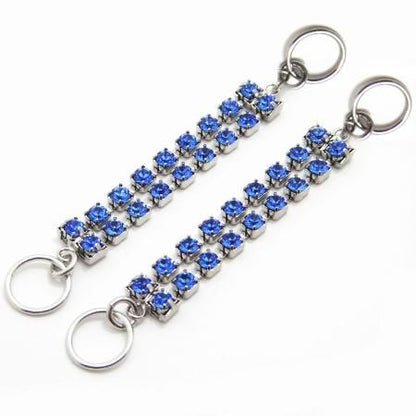 ブルーストーンのカフスチャーム(カフスチェーン)