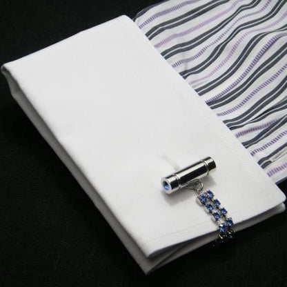 ブルーストーンのカフスチャーム(カフスチェーン)