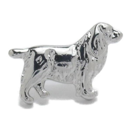 シルバー ダックスフント 犬 ラペルピン ブローチ