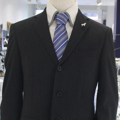 シルバー ダックスフント 犬 ラペルピン ブローチ