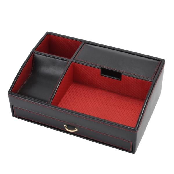 オーバーナイター 赤 レッド 240-S519BU トレー 小物入れ スマホスタンド 卓上 収納